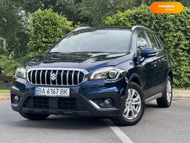 Suzuki SX4, 2017, Бензин, 1.59 л., 144 тис. км, Позашляховик / Кросовер, Синій, Київ 108331 фото