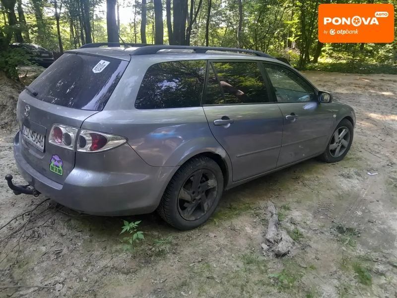 Mazda 6, 2003 г., Газ пропан-бутан / Бензин, 370 тыс. км, Универсал, Серый, Львов AT-10404762 фото
