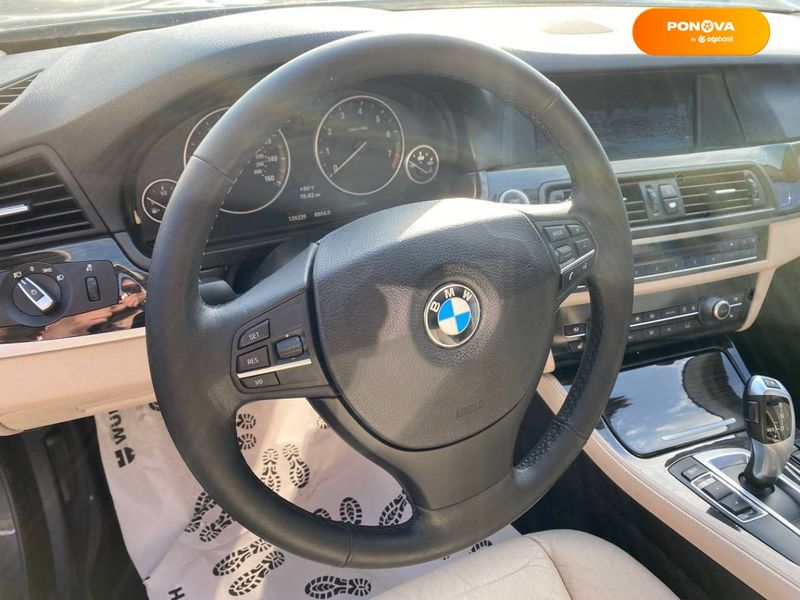 BMW 5 Series, 2014, Бензин, 2 л., 224 тис. км, Седан, Чорний, Львів 46207 фото