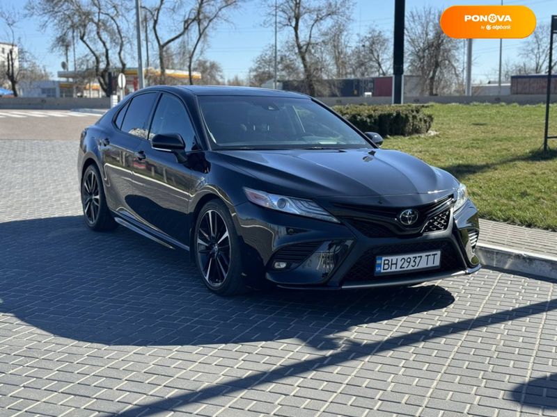 Toyota Camry, 2018, Бензин, 3.5 л., 117 тис. км, Седан, Чорний, Одеса 43147 фото