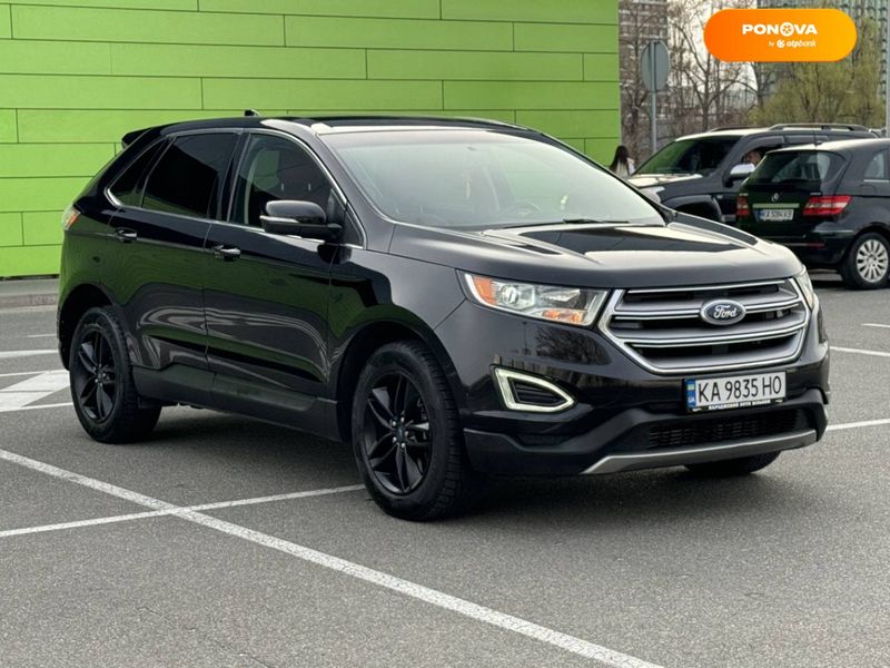 Ford Edge, 2016, Бензин, 2 л., 126 тис. км, Позашляховик / Кросовер, Чорний, Київ Cars-Pr-68851 фото