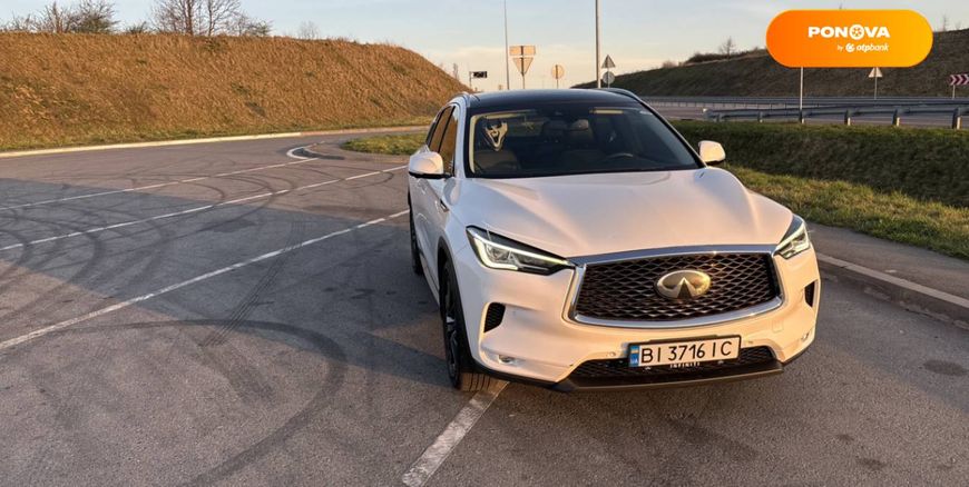 Infiniti QX50, 2018, Бензин, 2 л., 142 тис. км, Позашляховик / Кросовер, Білий, Полтава Cars-Pr-57797 фото