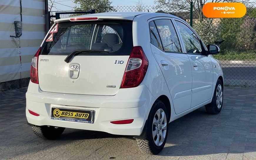 Hyundai i10, 2011, Бензин, 1.25 л., 87 тис. км, Хетчбек, Білий, Стрий 36973 фото