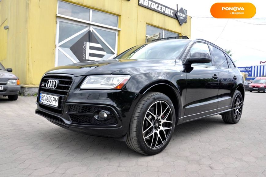 Audi SQ5, 2014, Бензин, 3 л., 160 тис. км, Позашляховик / Кросовер, Чорний, Львів 15160 фото