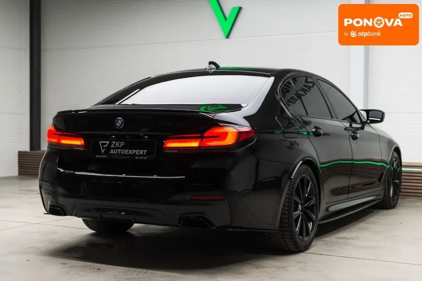 BMW 5 Series, 2018 р., Гібрид (HEV), 138 тис. км, Седан, Чорний, Мукачево AT-10410146 фото