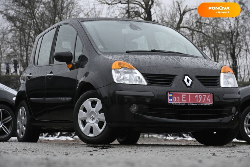 Renault Modus, 2006, Дизель, 1.5 л., 205 тыс. км, Хетчбек, Чорный, Бердичев 28552 фото