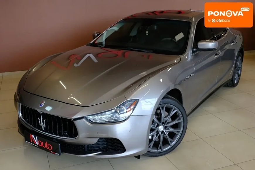 Maserati Ghibli, 2013 р., Бензин, 134 тис. км, Седан, Сірий, Одеса AT-10421182 фото