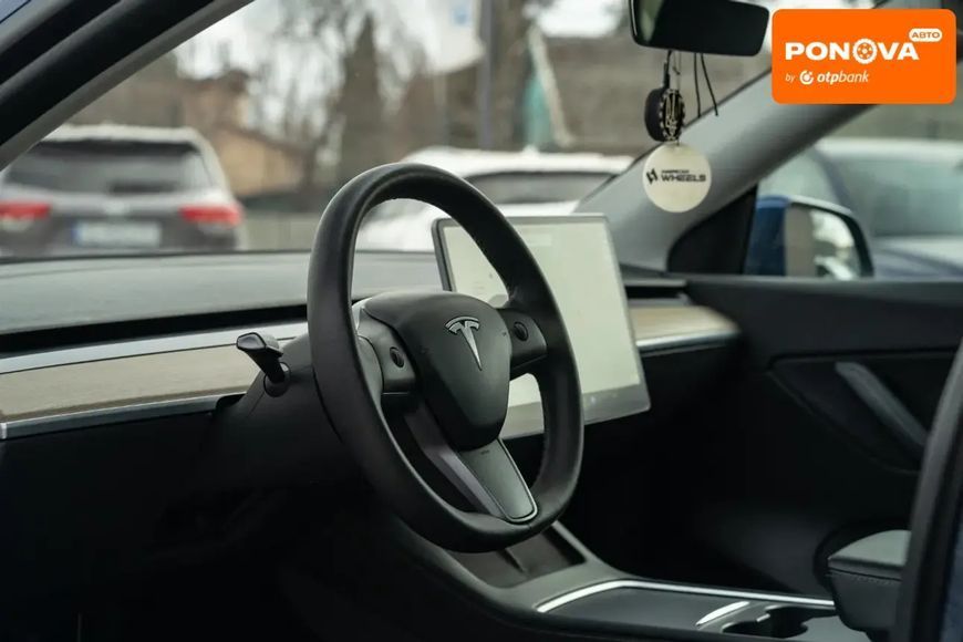 Tesla Model Y, 2021 г., Електро, 40 тыс. км, Внедорожник / Кроссовер, Синий, Черновцы AT-10413062 фото
