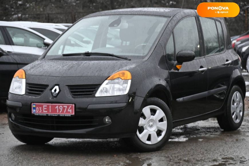 Renault Modus, 2006, Дизель, 1.5 л., 205 тыс. км, Хетчбек, Чорный, Бердичев 28552 фото