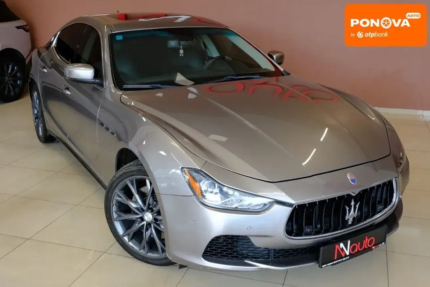 Maserati Ghibli, 2013 р., Бензин, 134 тис. км, Седан, Сірий, Одеса AT-10421182 фото