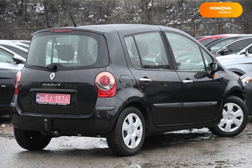 Renault Modus, 2006, Дизель, 1.5 л., 205 тыс. км, Хетчбек, Чорный, Бердичев 28552 фото