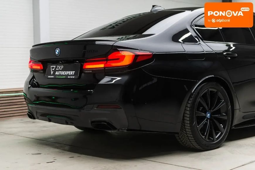BMW 5 Series, 2018 р., Гібрид (HEV), 138 тис. км, Седан, Чорний, Мукачево AT-10410146 фото