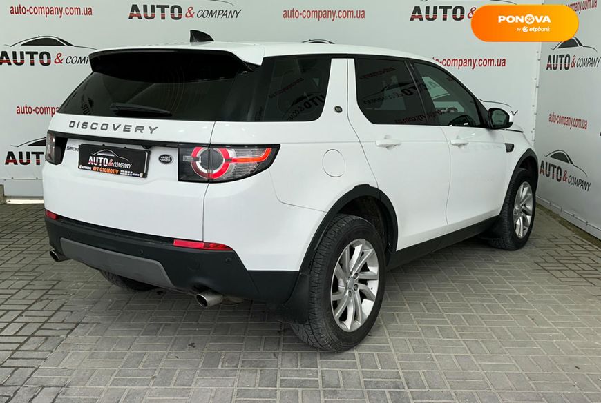 Land Rover Discovery Sport, 2016, Дизель, 2 л., 158 тис. км, Позашляховик / Кросовер, Білий, Львів 97794 фото