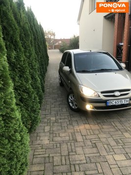 Hyundai Getz, 2008, Бензин, 1.4 л., 130 тис. км, Хетчбек, Бежевий, Львів Cars-Pr-268742 фото