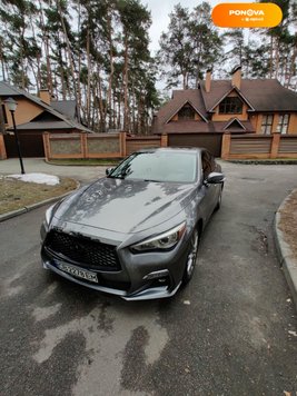 Infiniti Q50, 2017, Бензин, 3 л., 128 тис. км, Седан, Сірий, Чернігів Cars-Pr-246611 фото