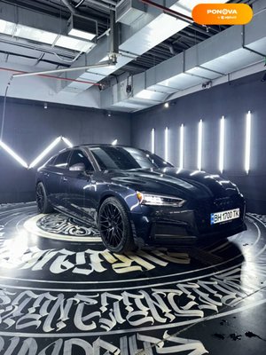Audi A5 Sportback, 2018, Бензин, 2 л., 94 тыс. км, Лифтбек, Синий, Одесса Cars-Pr-57468 фото