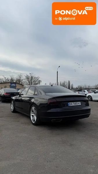 Audi A8, 2015 г., Бензин, 195 тыс. км, Седан, Чорный, Кропивницкий (Кировоград) AT-10413044 фото
