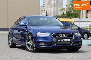 Audi A4, 2013 р., Бензин, 188 тис. км, Седан, Синій, Київ AT-10418345 фото