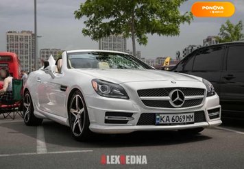 Mercedes-Benz SLK-Class, 2015, Бензин, 1.99 л., 77 тис. км, Родстер, Білий, Умань Cars-Pr-149897 фото