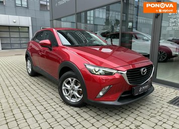 Mazda CX-3, 2018, Бензин, 2 л., 54 тис. км, Позашляховик / Кросовер, Червоний, Київ 259389 фото