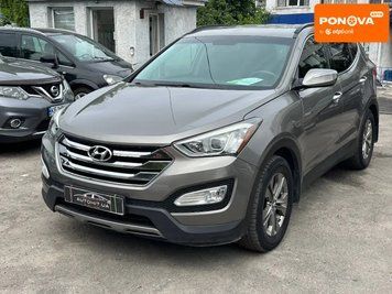 Hyundai Santa FE, 2014 г., Газ пропан-бутан / Бензин, 145 тыс. км, Внедорожник / Кроссовер, Серый, Каменское (Днепродзержинск) AT-10418847 фото