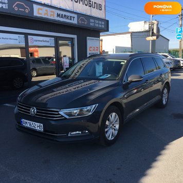 Volkswagen Passat B8, 2015, Дизель, 2 л., 294 тис. км, Універсал, Сірий, Житомир 252504 фото