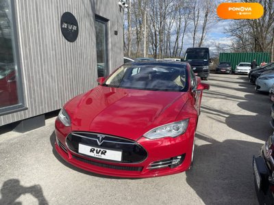 Tesla Model S, 2014, Електро, 136 тис. км, Ліфтбек, Червоний, Тернопіль 33460 фото