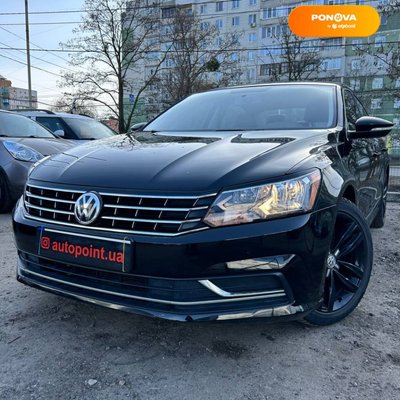 Volkswagen Passat, 2015, Бензин, 1.8 л., 133 тис. км, Седан, Чорний, Суми 36822 фото