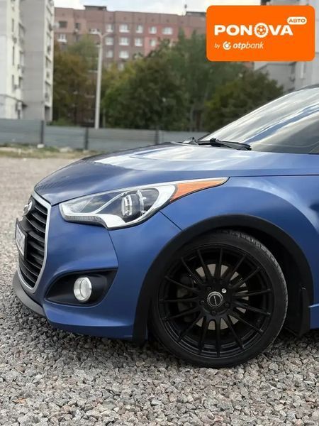 Hyundai Veloster, 2015 г., Бензин, 152 тыс. км, Хетчбек, Синий, Днепр (Днепропетровск) AT-10403253 фото