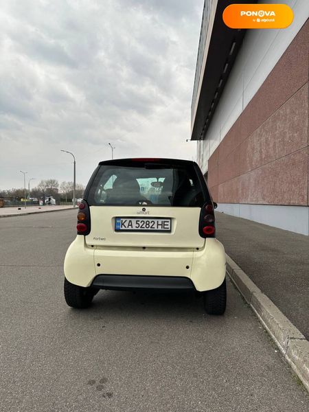 Smart Fortwo, 2004, Бензин, 0.7 л., 209 тис. км, Купе, Бежевий, Київ Cars-Pr-58356 фото