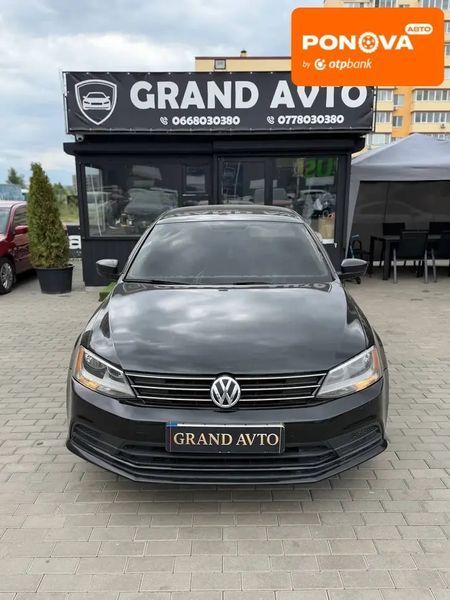 Volkswagen Jetta, 2015 р., Газ пропан-бутан / Бензин, 160 тис. км, Седан, Чорний, Софіївська Борщагівка AT-10418285 фото