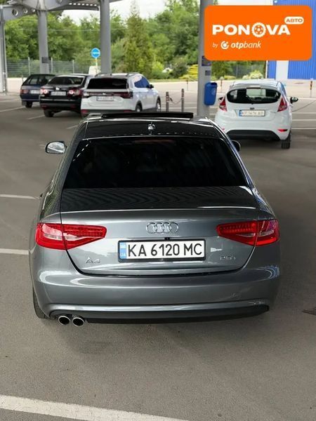Audi A4, 2012 р., Бензин, 260 тис. км, Седан, Сірий, Запоріжжя AT-10419559 фото