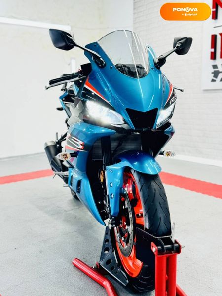 Yamaha R3, 2021, Бензин, 320 см³, 7 тыс. км, Спортбайк, Синий, Одесса moto-52052 фото