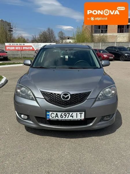 Mazda 3, 2006 г., Бензин, 215 тыс. км, Хетчбек, Серый, Кам'янка AT-10415732 фото
