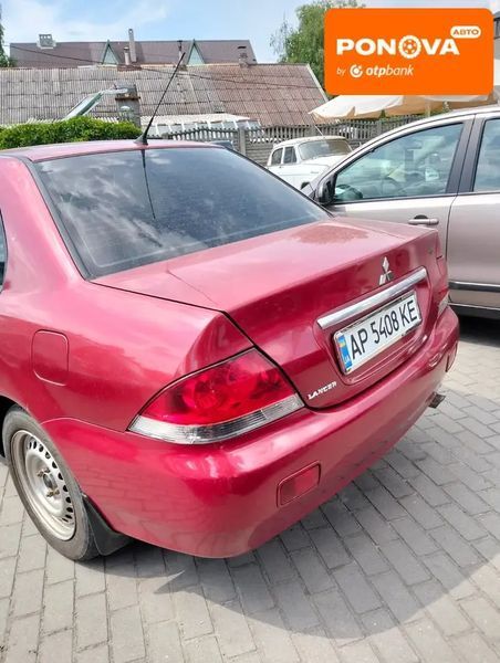 Mitsubishi Lancer, 2008 г., Газ метан / Бензин, 197 тыс. км, Седан, Красный, Запорожье AT-10419133 фото