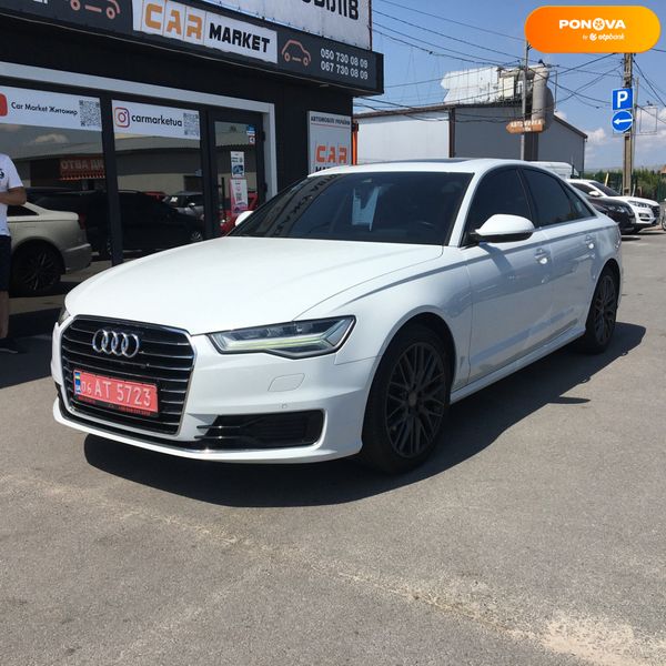 Audi A6, 2016, Дизель, 3 л., 213 тыс. км, Седан, Белый, Житомир 109509 фото