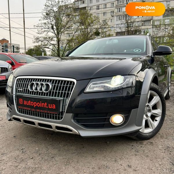 Audi A4 Allroad, 2009, Дизель, 2 л., 416 тыс. км, Универсал, Чорный, Сумы 107179 фото