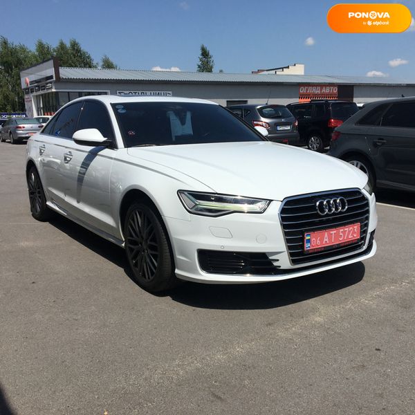 Audi A6, 2016, Дизель, 3 л., 213 тыс. км, Седан, Белый, Житомир 109509 фото