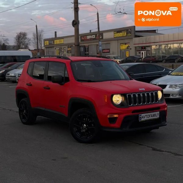 Jeep Renegade, 2020 р., Газ пропан-бутан / Бензин, 85 тис. км, Позашляховик / Кросовер, Червоний, Дніпро (Дніпропетровськ) AT-10416268 фото