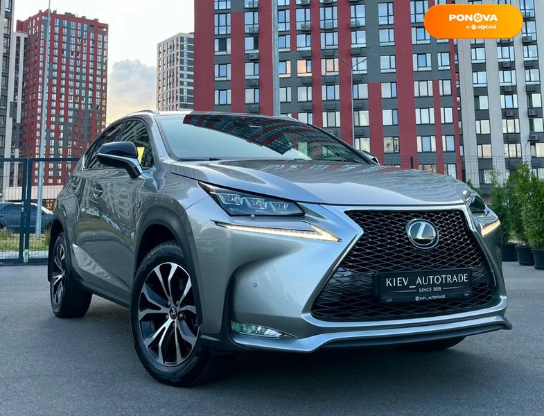 Lexus NX, 2016, Бензин, 2 л., 82 тис. км, Позашляховик / Кросовер, Сірий, Київ 111316 фото