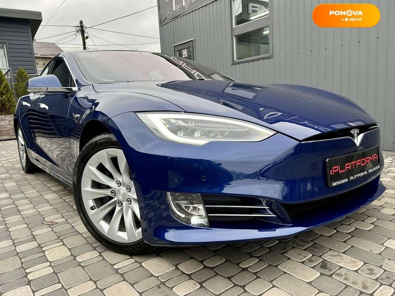 Tesla Model S, 2019, Електро, 52 тыс. км, Лифтбек, Синий, Киев 44771 фото