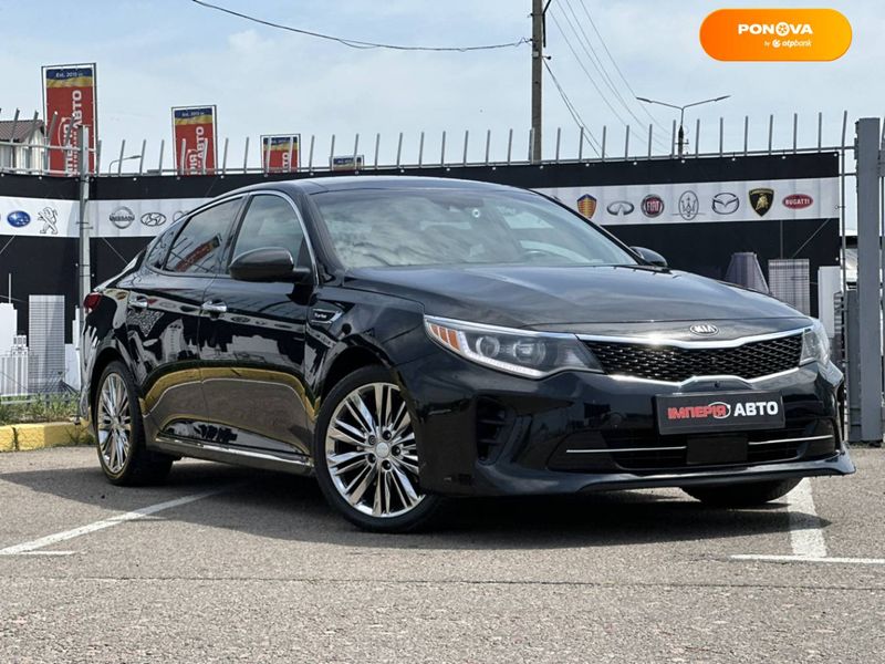 Kia Optima, 2016, Бензин, 2 л., 96 тис. км, Седан, Чорний, Київ 106930 фото