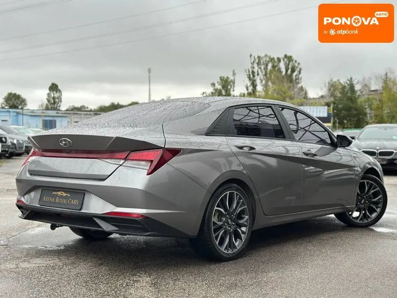 Hyundai Elantra, 2021 р., Газ пропан-бутан / Бензин, 60 тис. км, Седан, Сірий, Харків AT-10403400 фото