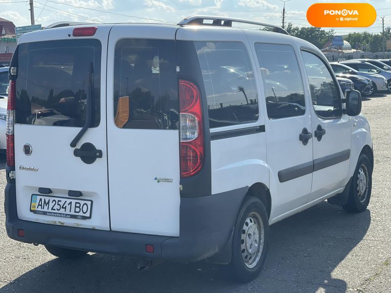 Fiat Doblo, 2007, Газ пропан-бутан / Бензин, 1.6 л., 135 тыс. км, Минивен, Белый, Киев Cars-Pr-59855 фото