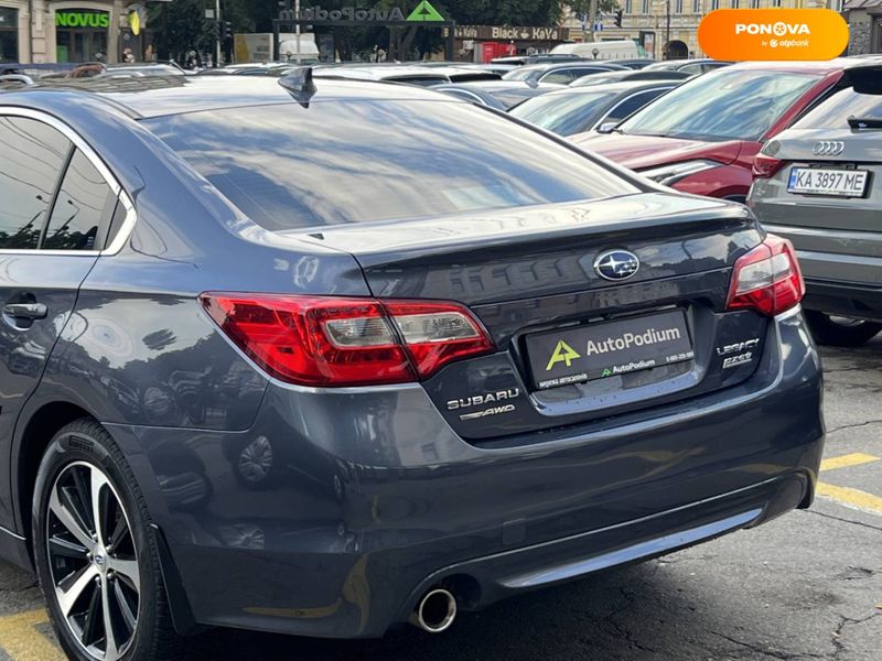 Subaru Legacy, 2016, Бензин, 2.46 л., 234 тыс. км, Седан, Серый, Киев 109894 фото