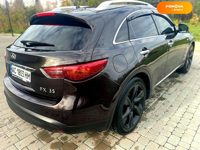 Infiniti FX 35, 2009, Бензин, 3.5 л., 176 тыс. км, Внедорожник / Кроссовер, Коричневый, Луцк Cars-Pr-65576 фото