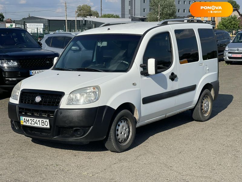 Fiat Doblo, 2007, Газ пропан-бутан / Бензин, 1.6 л., 135 тыс. км, Минивен, Белый, Киев Cars-Pr-59855 фото