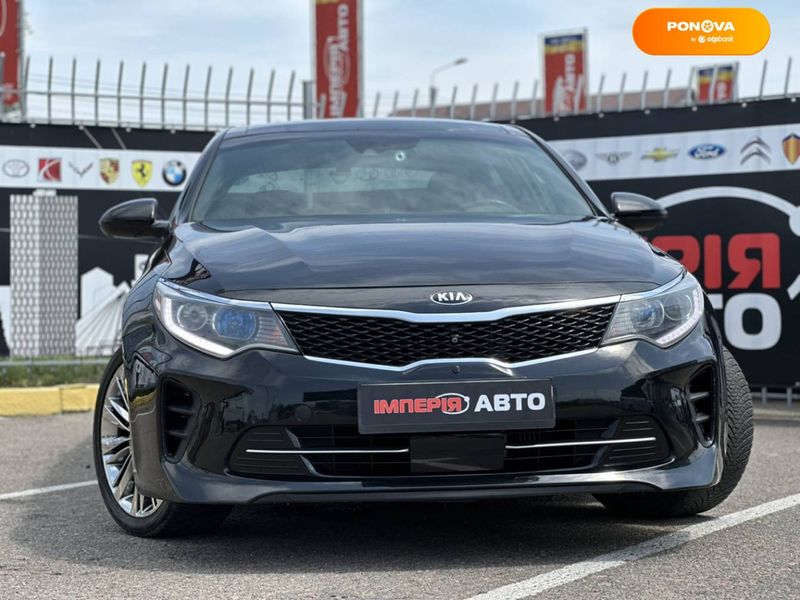 Kia Optima, 2016, Бензин, 2 л., 96 тис. км, Седан, Чорний, Київ 106930 фото