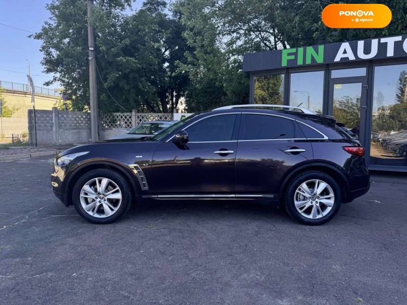 Infiniti QX70, 2013, Бензин, 3.7 л., 214 тис. км, Позашляховик / Кросовер, Коричневий, Київ 107552 фото