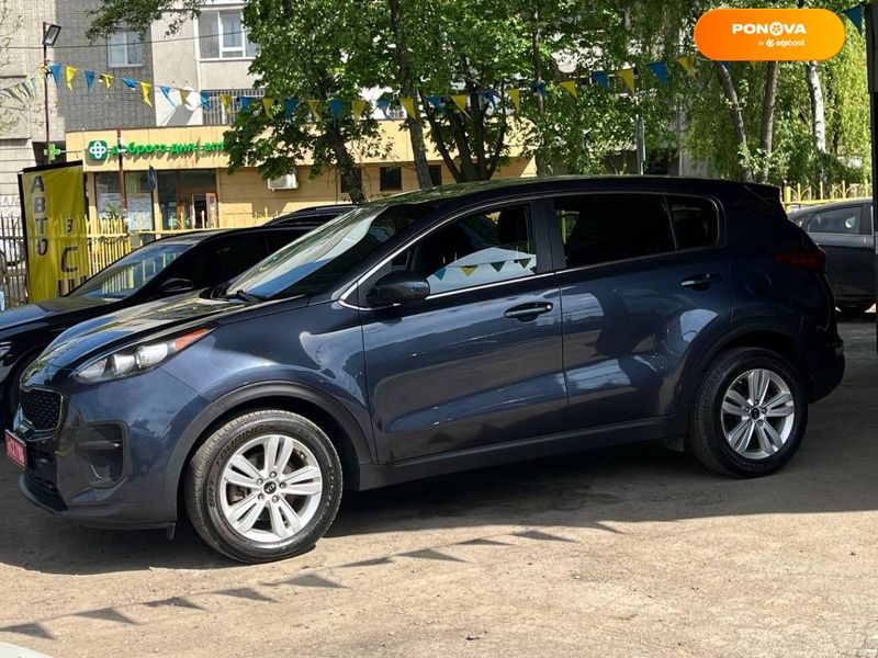 Kia Sportage, 2018, Бензин, 2.4 л., 140 тис. км, Позашляховик / Кросовер, Синій, Львів 40713 фото